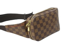 画像をギャラリービューアに読み込む, LOUIS VUITTON ルイヴィトン ウエストバッグ ボディバッグ N51994 ダミエ ジェロニモス ブラウン 美品 中古 56734