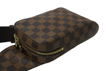 画像をギャラリービューアに読み込む, LOUIS VUITTON ルイヴィトン ウエストバッグ ボディバッグ N51994 ダミエ ジェロニモス ブラウン 美品 中古 56734
