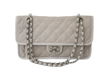 Load image into Gallery viewer, CHANEL シャネル チェーンショルダーバッグ 19番台 フレンチ リビエラ キャビアスキン グレー シルバー金具 良品 中古 56756