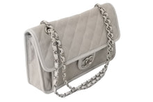 Load image into Gallery viewer, CHANEL シャネル チェーンショルダーバッグ 19番台 フレンチ リビエラ キャビアスキン グレー シルバー金具 良品 中古 56756