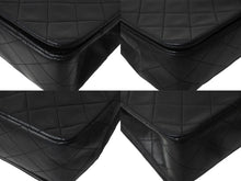 Load image into Gallery viewer, CHANEL シャネル チェーンショルダーバッグ マトラッセ フルフラップ 1番台 ラムスキン ブラック ゴールド金具 良品 中古 56757