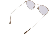 画像をギャラリービューアに読み込む, OLIVER PEOPLES オリバーピープルズ メガネ メガネフレーム Whitford G 47□22 145 クリア ゴールド 美品 中古 56777