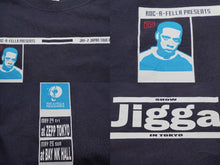 画像をギャラリービューアに読み込む, jay-z japan tour 2002 ジェイ-Z vintage ヴィンテージ 半袖 Tシャツ ネイビー 美品 中古 56779