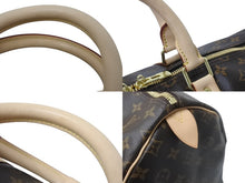 画像をギャラリービューアに読み込む, 新品同様 LOUIS VUITTON ルイヴィトン ボストンバッグ キーポル 55 モノグラム M41424 ブラウン ゴールド金具 中古 56783