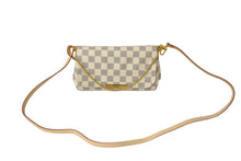 画像をギャラリービューアに読み込む, 新品同様 LOUIS VUITTON ルイヴィトン ショルダーバッグ フェイボリットPM ダミエ・アズール N41277 ゴールド金具 中古 56784