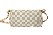 画像をギャラリービューアに読み込む, 新品同様 LOUIS VUITTON ルイヴィトン ショルダーバッグ フェイボリットPM ダミエ・アズール N41277 ゴールド金具 中古 56784