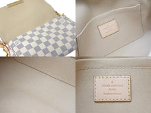 画像をギャラリービューアに読み込む, 新品同様 LOUIS VUITTON ルイヴィトン ショルダーバッグ フェイボリットPM ダミエ・アズール N41277 ゴールド金具 中古 56784