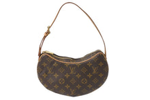 画像をギャラリービューアに読み込む, 極美品 LOUIS VUITTON ルイヴィトン ショルダーバッグ クロワッサン PM M51510 モノグラム ゴールド金具 中古 56785