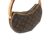 画像をギャラリービューアに読み込む, 極美品 LOUIS VUITTON ルイヴィトン ショルダーバッグ クロワッサン PM M51510 モノグラム ゴールド金具 中古 56785