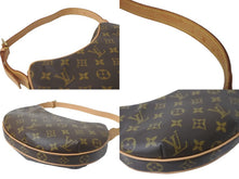 画像をギャラリービューアに読み込む, 極美品 LOUIS VUITTON ルイヴィトン ショルダーバッグ クロワッサン PM M51510 モノグラム ゴールド金具 中古 56785
