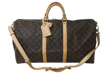 画像をギャラリービューアに読み込む, 極美品 LOUIS VUITTON ルイヴィトン ボストンバッグ キーポル・バンドリエール 55 モノグラム M41414 ゴールド金具 中古 56788