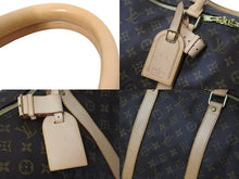 画像をギャラリービューアに読み込む, 極美品 LOUIS VUITTON ルイヴィトン ボストンバッグ キーポル・バンドリエール 55 モノグラム M41414 ゴールド金具 中古 56788