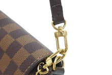 画像をギャラリービューアに読み込む, 極美品 LOUIS VUITTON ルイヴィトン ショルダーバッグ フェイボリットPM ダミエ M40717 ブラウン ゴールド金具 中古 56792