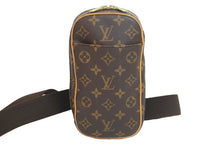 画像をギャラリービューアに読み込む, LOUIS VUITTON ルイヴィトン ショルダーバッグ ポシェットガンジュ モノグラム M51870 ブラウン ゴールド金具 美品 中古 56794