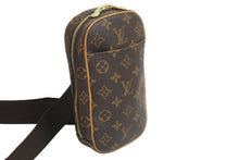 画像をギャラリービューアに読み込む, LOUIS VUITTON ルイヴィトン ショルダーバッグ ポシェットガンジュ モノグラム M51870 ブラウン ゴールド金具 美品 中古 56794