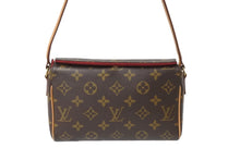 画像をギャラリービューアに読み込む, LOUIS VUITTON ルイヴィトン ハンドバッグ レシタル モノグラム M51900 ブラウン ゴールド金具 美品 中古 56795