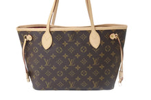 画像をギャラリービューアに読み込む, 極美品 LOUIS VUITTON ルイヴィトン トートバッグ ネヴァーフルPM モノグラム ブラウン M41245 ゴールド金具 中古 56797