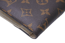 Load image into Gallery viewer, LOUIS VUITTON ルイヴィトン モノグラム ポルトモネ アンソリット ブラウン イヴォワール 二つ折り財布 M66703 美品 中古 56808