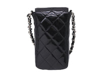 画像をギャラリービューアに読み込む, CHANEL シャネル マトラッセ パテントレザー チェーン ポーチ 13番台 ココマーク ブラック 小物入れ ケース 美品 中古 56810