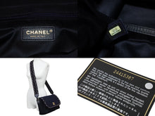 画像をギャラリービューアに読み込む, 極美品 CHANEL シャネル ショルダーバッグ ザルツブルクマトラッセ ココマーク 24番台 A91821 ネイビー ゴールド金具 中古 56819