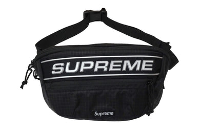 Supreme シュプリーム ウエストバッグ ボディバッグ Black ブラック ナイロン 23AW 美品 中古 56822