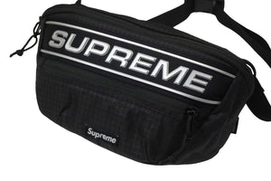 Supreme シュプリーム ウエストバッグ ボディバッグ Black ブラック ナイロン 23AW 美品 中古 56822