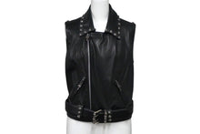 画像をギャラリービューアに読み込む, 極美品 CHROME HEARTS クロムハーツ ジレ オーダーベストクロスボールボタン CHクロスペンダント ローラーベルト S 中古 56827