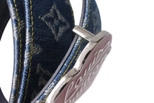 画像をギャラリービューアに読み込む, LOUIS VUITTON ルイヴィトン ベルト M0465 NIGO リバーシブル ハート LV MADE デニム インディゴ サイズ85/34 美品 中古 56828