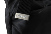 画像をギャラリービューアに読み込む, 極美品 CHANEL シャネル リュック ドゥドーヌ 24番台 ココマーク ダークグレー ナイロン A91933 シルバー金具 中古 56829