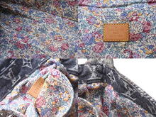 画像をギャラリービューアに読み込む, LouisVuitton ルイヴィトン パッチワーク ポスティ メッセンジャーバッグ モノグラムデニム グレー M95374 美品 中古 56831