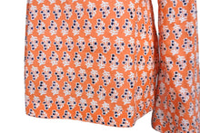 画像をギャラリービューアに読み込む, Tory Burch トリーバーチ 長袖シャツ オレンジ スパンコール ぶどう サイズ4 レディース 美品 中古 56847