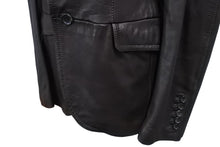 画像をギャラリービューアに読み込む, GUCCI グッチ シェリーライン テーラードジャケット ブラウン 羊革 レーヨン アウター 200327 XN256 サイズ46 美品 中古 56849