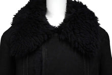 画像をギャラリービューアに読み込む, GUCCI グッチ コート ムートン トムフォード期 ヴィンテージ ブラック サイズ46 165419.XSO83 美品 中古 56850