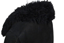 画像をギャラリービューアに読み込む, GUCCI グッチ コート ムートン トムフォード期 ヴィンテージ ブラック サイズ46 165419.XSO83 美品 中古 56850