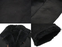 画像をギャラリービューアに読み込む, GUCCI グッチ コート ムートン トムフォード期 ヴィンテージ ブラック サイズ46 165419.XSO83 美品 中古 56850