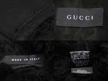 画像をギャラリービューアに読み込む, GUCCI グッチ コート ムートン トムフォード期 ヴィンテージ ブラック サイズ46 165419.XSO83 美品 中古 56850