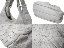 Load image into Gallery viewer, BOTTEGAVENETA ボッテガヴェネタ ハンドバッグ ショルダーバッグ イントレチャート ホワイト 125787 良品 中古 56852