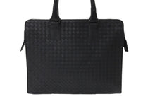 Load image into Gallery viewer, BOTTEGAVENETA ボッテガヴェネタ ビジネスバッグ VNブリーフケースイントレチャート ブラック 194669 美品 中古 56856