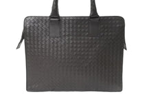 Load image into Gallery viewer, BOTTEGAVENETA ボッテガヴェネタ ビジネスバッグ イントレチャート VNブリーフケース ブラウン 194669 美品 中古 56857