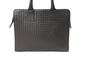 BOTTEGAVENETA ボッテガヴェネタ ビジネスバッグ イントレチャート VNブリーフケース ブラウン 194669 美品 中古 56857