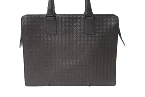 BOTTEGAVENETA ボッテガヴェネタ ビジネスバッグ イントレチャート VNブリーフケース ブラウン 194669 美品 中古 56857