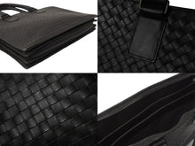 Load image into Gallery viewer, BOTTEGAVENETA ボッテガヴェネタ ビジネスバッグ イントレチャート VNブリーフケース ブラウン 194669 美品 中古 56857