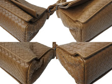 Load image into Gallery viewer, BOTTEGAVENETA ボッテガヴェネタ ワンショルダーバッグ 145555 イントレチャートブラウン レザー 美品 中古 56858