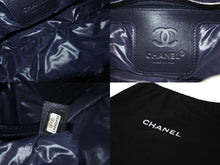 画像をギャラリービューアに読み込む, CHANEL シャネル ハンドバッグ コココクーン 14番台 A48619 ホワイト ナイロン シルバー金具 良品 中古 56862