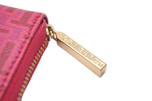 画像をギャラリービューアに読み込む, Tory Burch トリーバーチ 財布 カードケース コインケース 小銭入れ ピンク ゴールド金具 美品 中古 56868