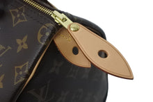 画像をギャラリービューアに読み込む, LOUIS VUITTON ルイヴィトン ハンドバッグ スピーディ25 モノグラム M41109 ブラウン ゴールド金具 美品 中古 56878