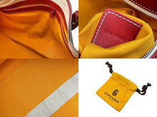 画像をギャラリービューアに読み込む, 極美品 GOYARD ゴヤール クロワジュール50 ボストンバッグ ヘリンボーン PVC コーティングキャンバス レッド 中古 56892