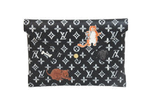 画像をギャラリービューアに読み込む, 極美品 LOUIS VUITTON ルイヴィトン ポーチ ポシェット キリガミ モノグラム キャットグラム M63885 ゴールド金具 中古 56900