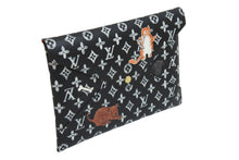 画像をギャラリービューアに読み込む, 極美品 LOUIS VUITTON ルイヴィトン ポーチ ポシェット キリガミ モノグラム キャットグラム M63885 ゴールド金具 中古 56900