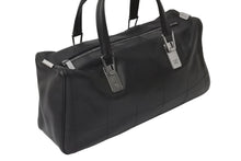 画像をギャラリービューアに読み込む, 極美品 CHANEL シャネル チョコバー ミニ ボストンバッグ 8番台 キャビアスキン ブラック ココマーク シルバー金具 鞄 中古 56914